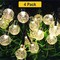 Energy Efficient 30 LED Solar Bubble Lights for Patios and Yards